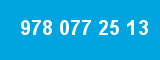 978 077 25 13